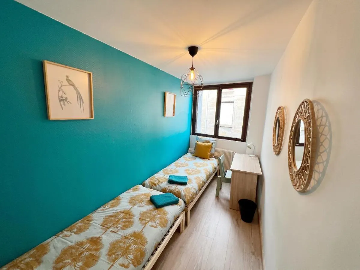 116 Chic & Cosy Grand Appart Moderne 65M2 Hypercentre Wifi Smart Tv Netflix Apartment Saint-Etienne